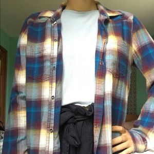 Boyfriend fit flannel from AE